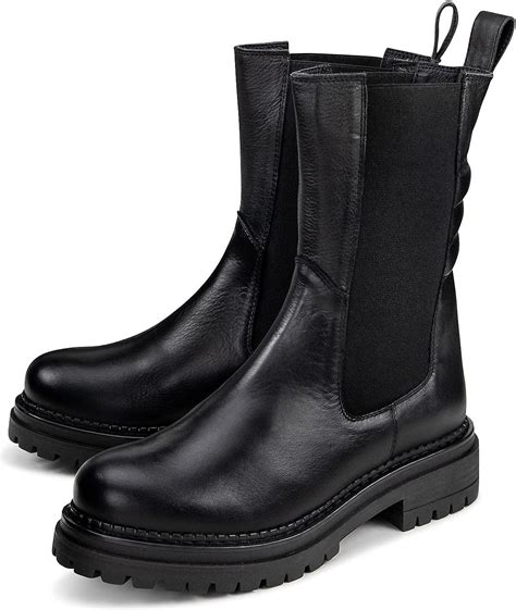 prada stiefel damen schwarz|Damen Stiefel, Stiefeletten, Ankle & Chelsea Boots .